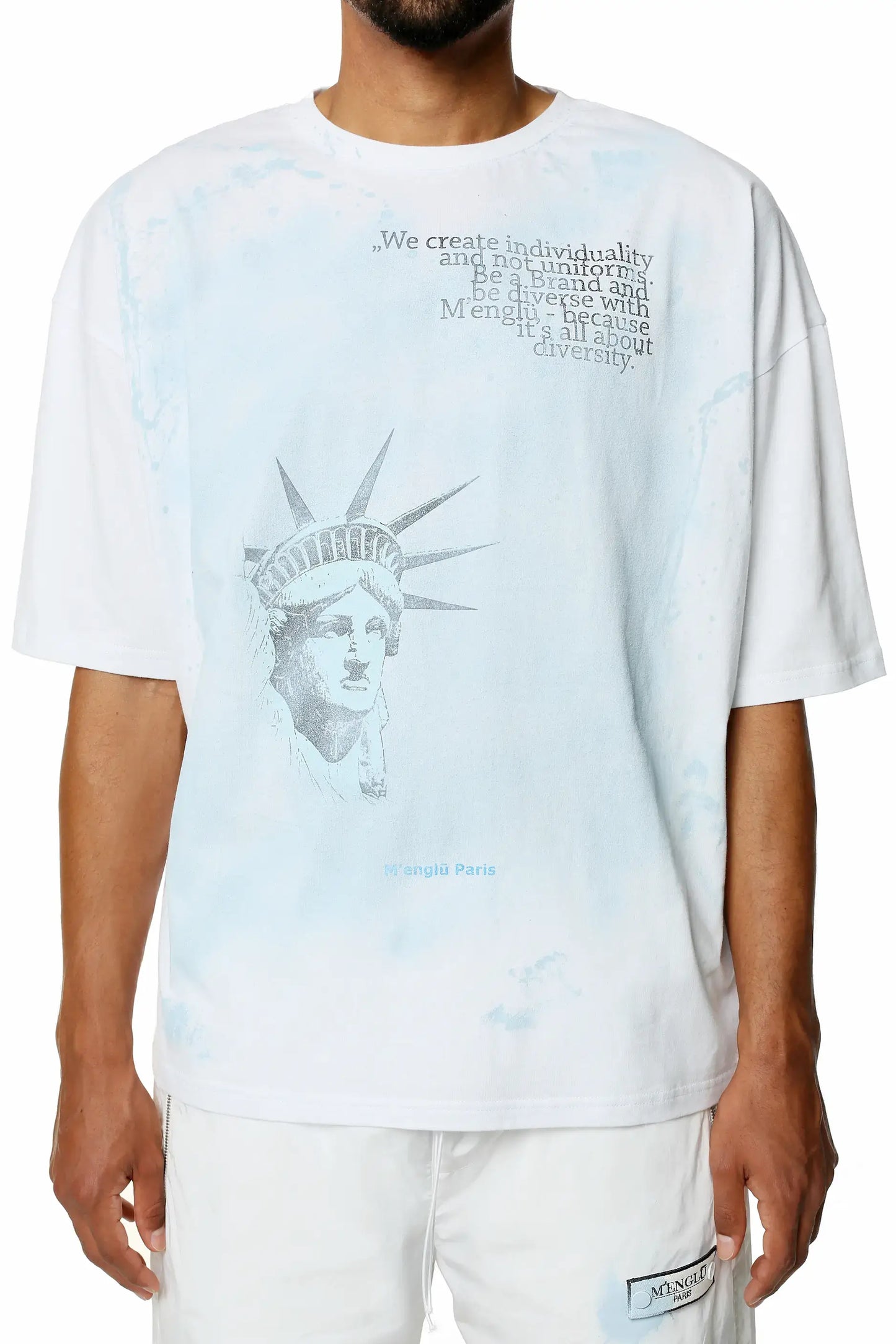 M'ENGLŪ LIBERTY SHIRT / WHITE