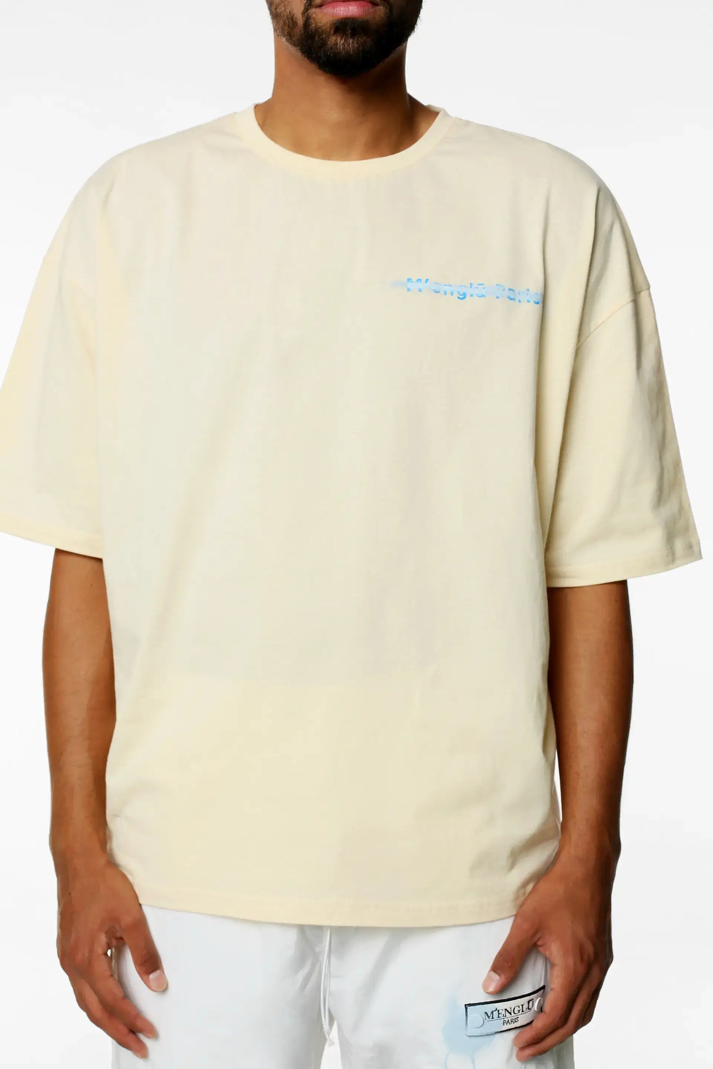 M'ENGLŪ LIBERTY SHIRT / OFF-WHITE - YELLOW