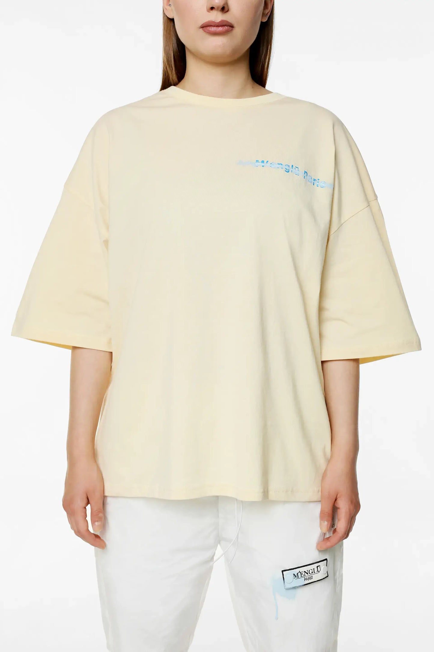 M'ENGLŪ LIBERTY SHIRT / OFF-WHITE - YELLOW