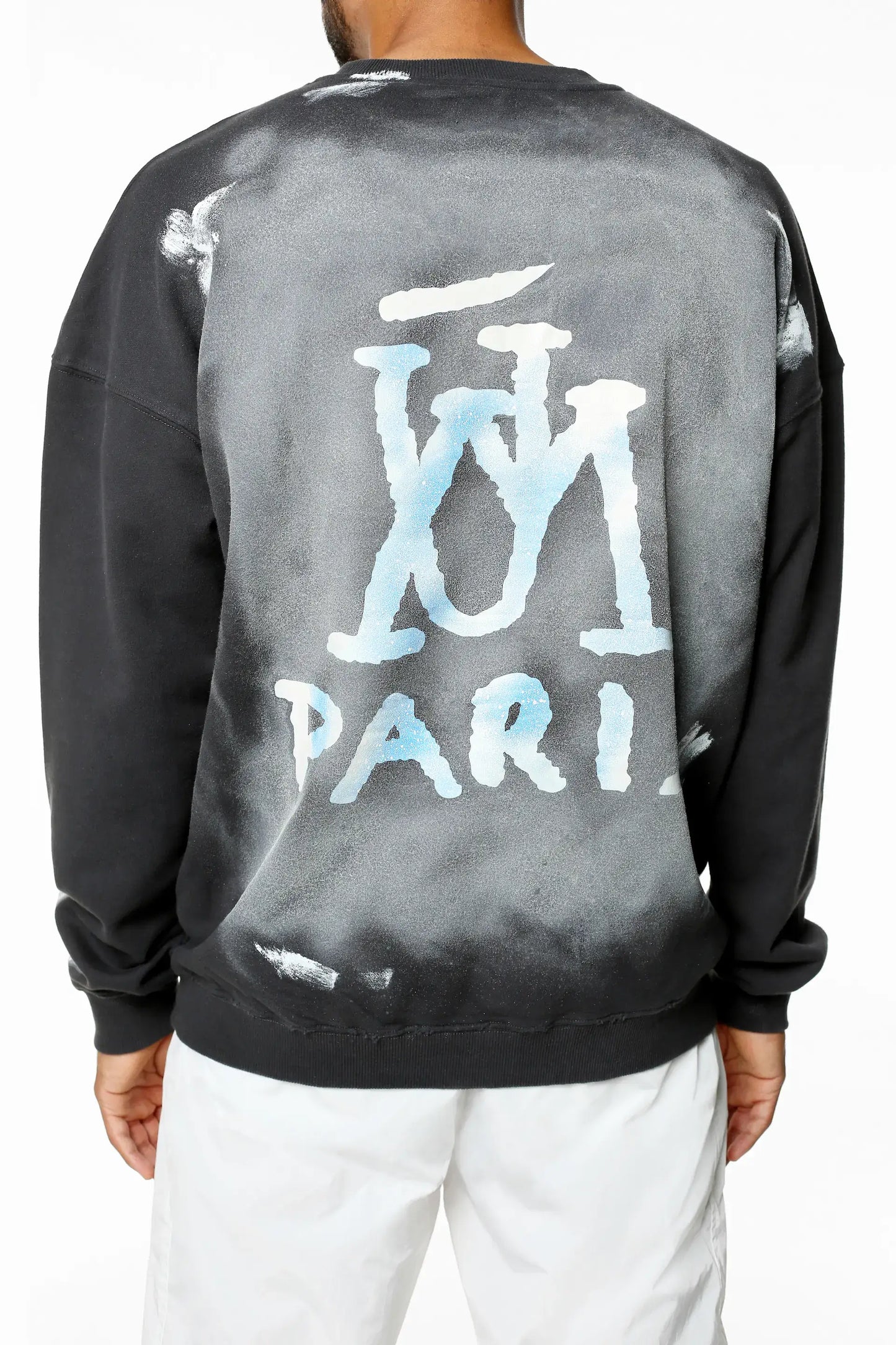 M'ENGLŪ LIBERTY OVERSIZED SWEATSHIRT / BLACK